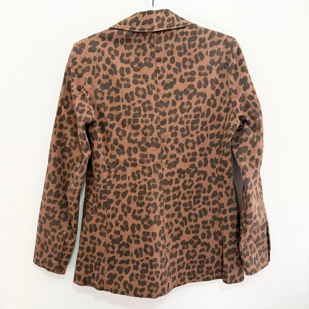 Dimora Leopard Print Blazer‎ Made in Italy Size Small